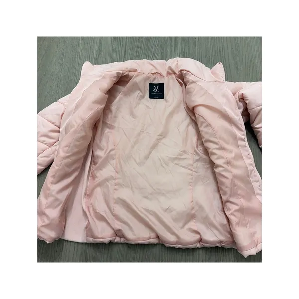 New York & Company Pink Quilted Zip Jacket Women’s Large Lightweight Puffer Coat - Image 7