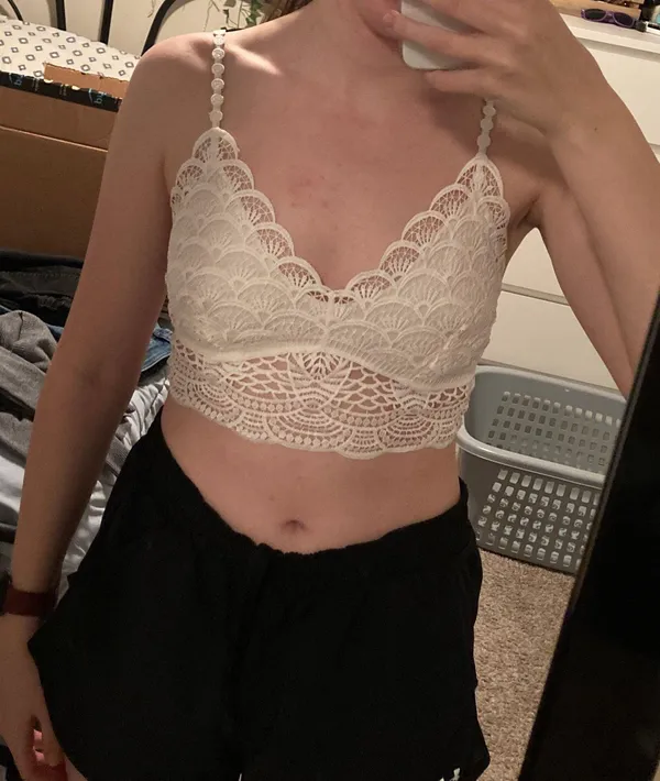 Lulus White Lace Bralette - Image 3