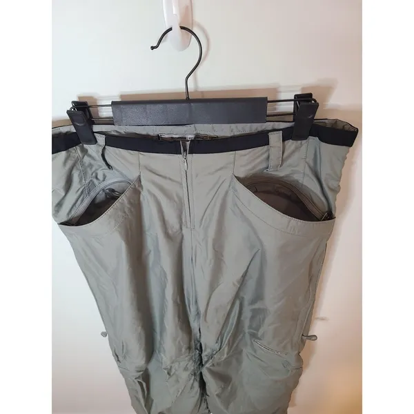 Black Dot Snow‎ Pants Womens Medium Gray Waterproof Breathable Ski Snowboard - Image 5