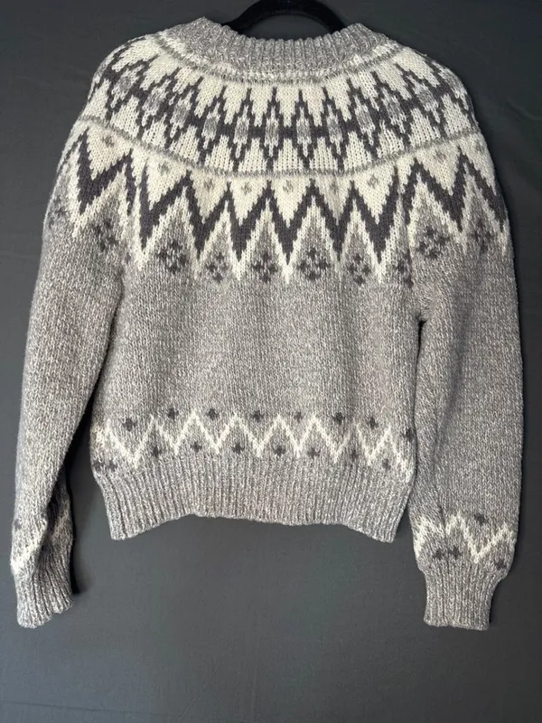 For The Republic Women’s S/P Fair Isle Sweater Nordic Ski Chalet Après Cozy - Image 5