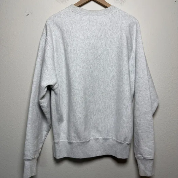 Champion Unisex‎ Cotton Sweatshirt Large Gray Princeton Reverse Weave Crewneck - Image 7