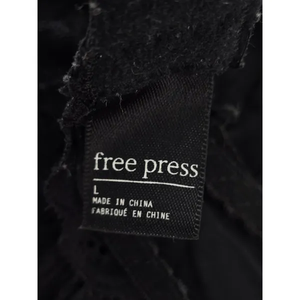 Free Press Black Whimsy Romantic Boudoir Bridal Cottage Lingerie Lace Bralette L - Image 5