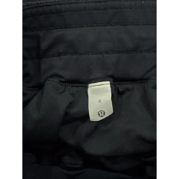 Lululemon Womens Shorts Black Track That High Rise Lined Athletic Stretch Size 4 - Image 5