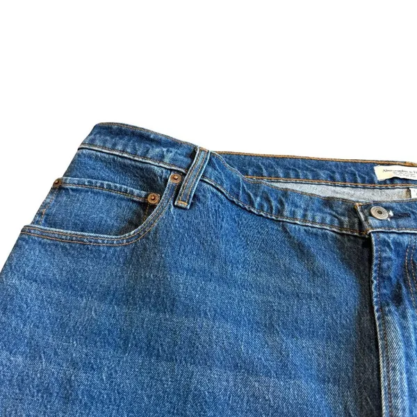 Abercrombie & Fitch The 90s Straight Ultra High Rise Jeans Curve Love 24R NWT - Image 4
