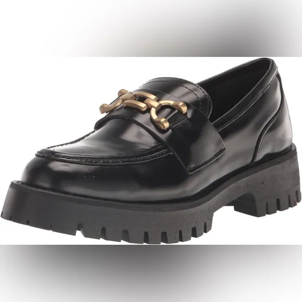Steve Madden Lyanna black buckle loafers Y2K style NWOT - Image 9