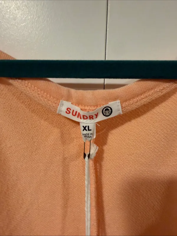 Sundry Peach Lightweight‎ Spaghetti-Strap romper XL nwt - Image 6