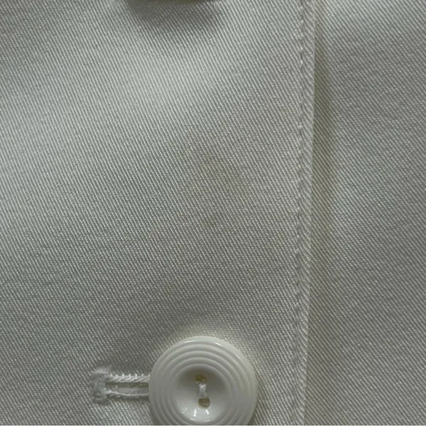 NWT Women’s 10 Elegant ivory White Blazer & Skirt Set FLAWED career wear office - Image 15