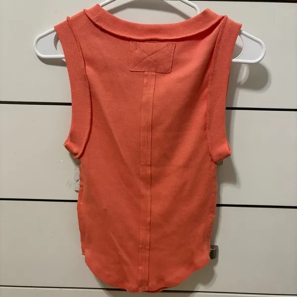 Free People Kate Tank Top CORAL NWT - Image 3