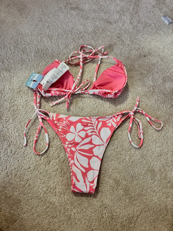 Roxy Pink Bikini Set - Image 4