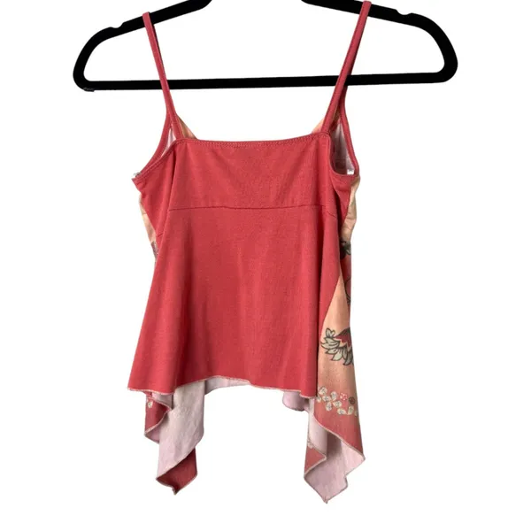 XOXO Vintage Y2K Pink Floral Babydoll Blouse Size Small - Image 2