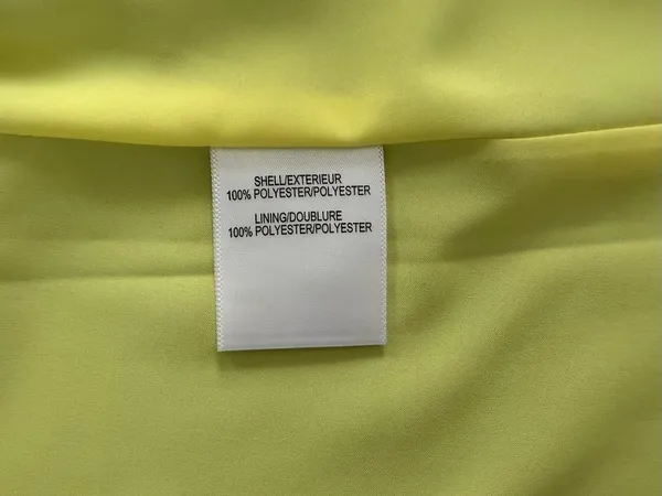 NWT Belle Badgley Mischka Sky Satin Canary Yellow Maxi Slip Dress Formal Gown‎ - Image 5