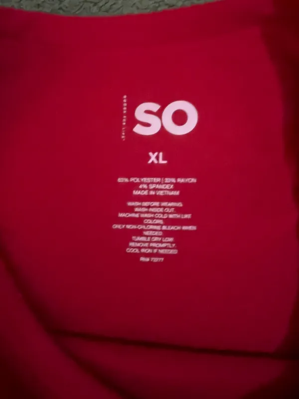 Size XL Red Short Sleeve T Shirt - Image 7