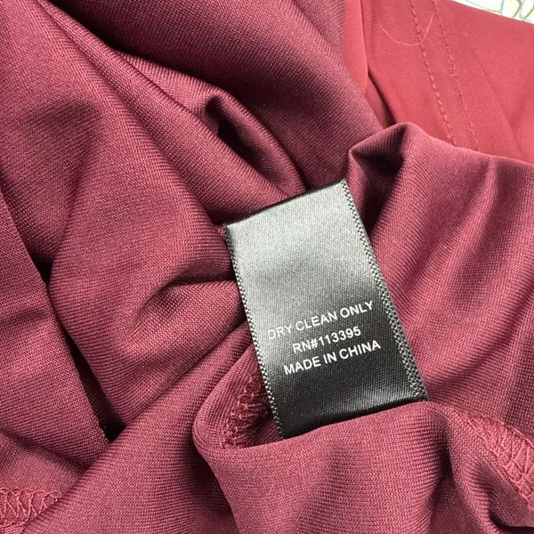 Lulus Deep Red‎ Maxi Dress Womens Medium Open Back Prom Valentines Gala Holiday - Image 8