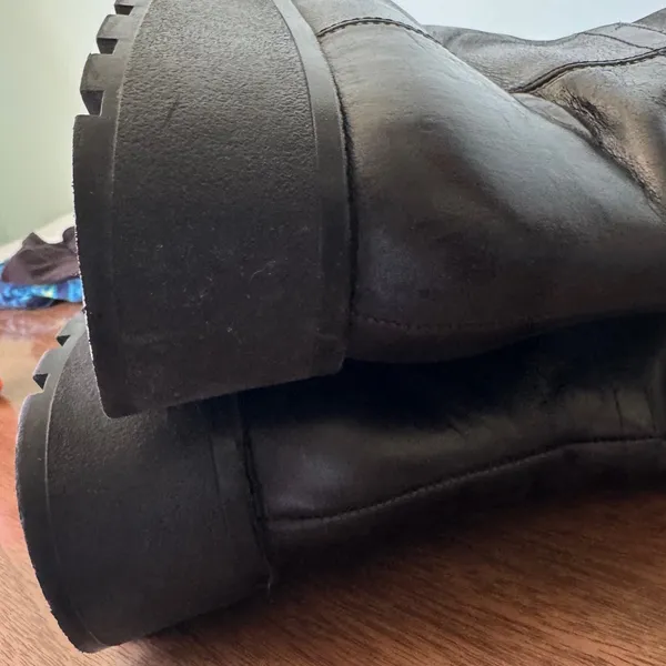 Vince Camuto 8.5 Leather Nettrio Knee High Riding Boot Chunky Plaform Biker 90s - Image 10