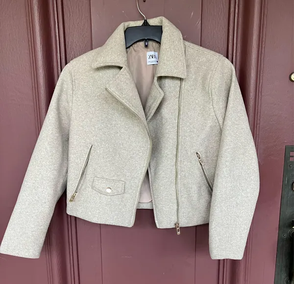 Zara Soft Jacket | Sand | XS - Image 3