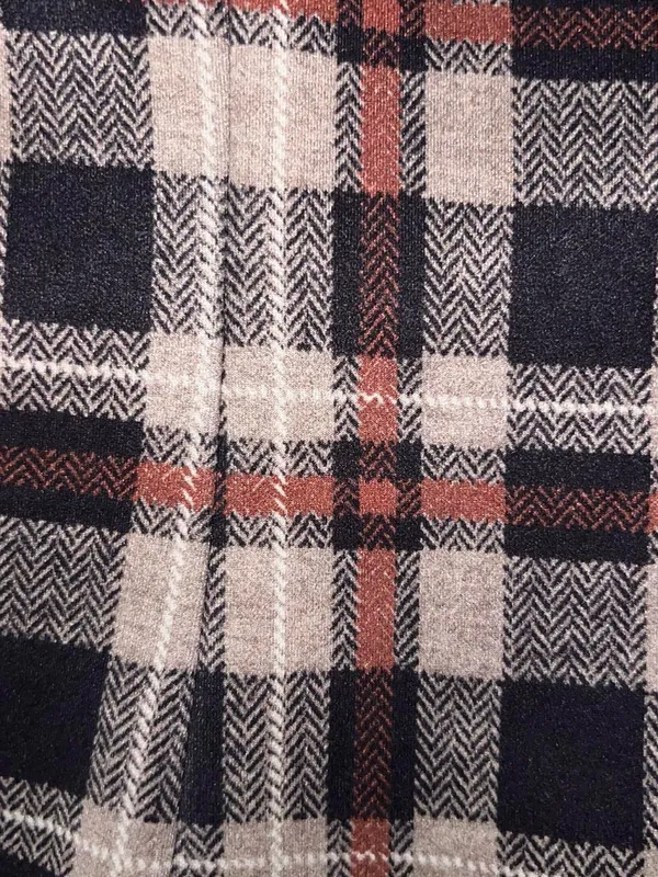 Papaya Brown plaid mini dress - Image 4