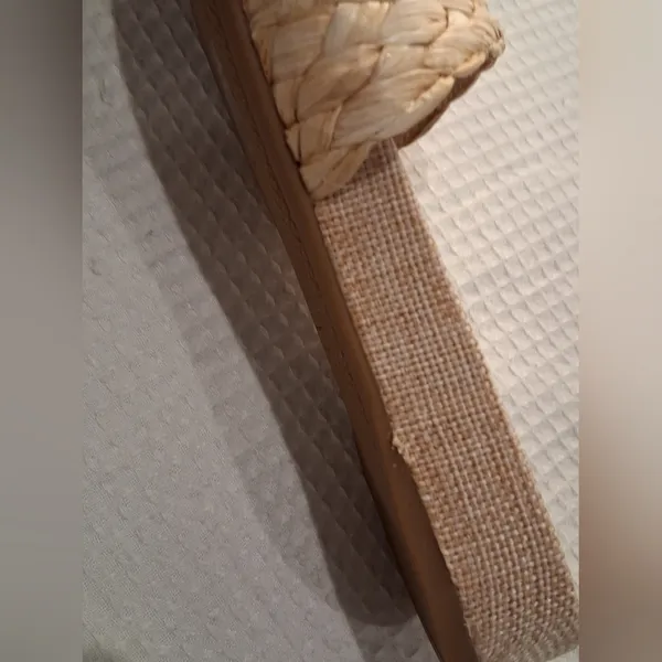 NEW Bandolino Natural Woven Straw Weave Deedee Slide Sandals Women's size 7.5 - Image 11