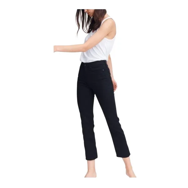 Rag & Bone Nina High waisted ankle cigarette Jeans Black Size 25 size 0 / 2 - Image 3