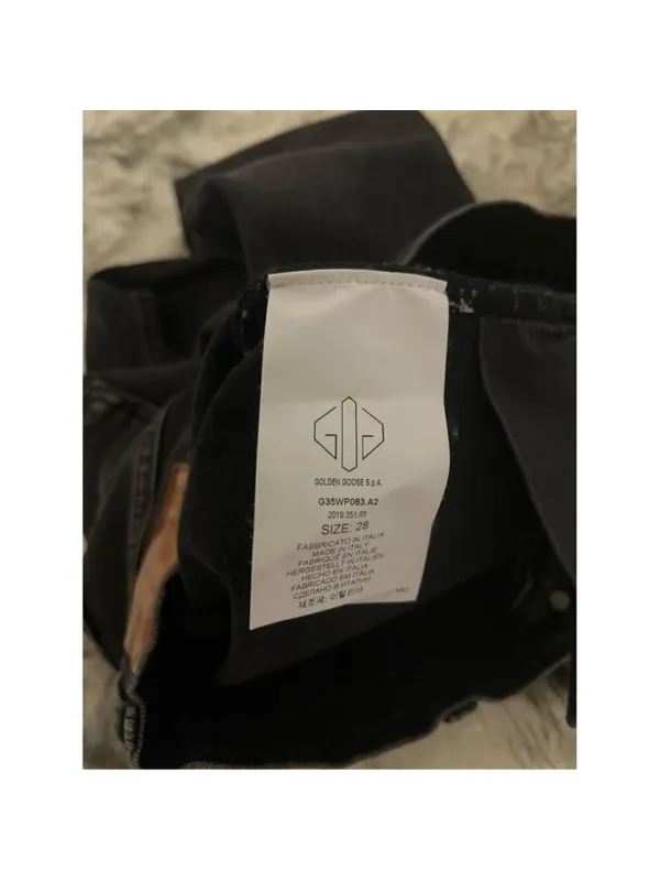Golden Goose Black Straight Jeans size 28 “Cigarette” - Image 8