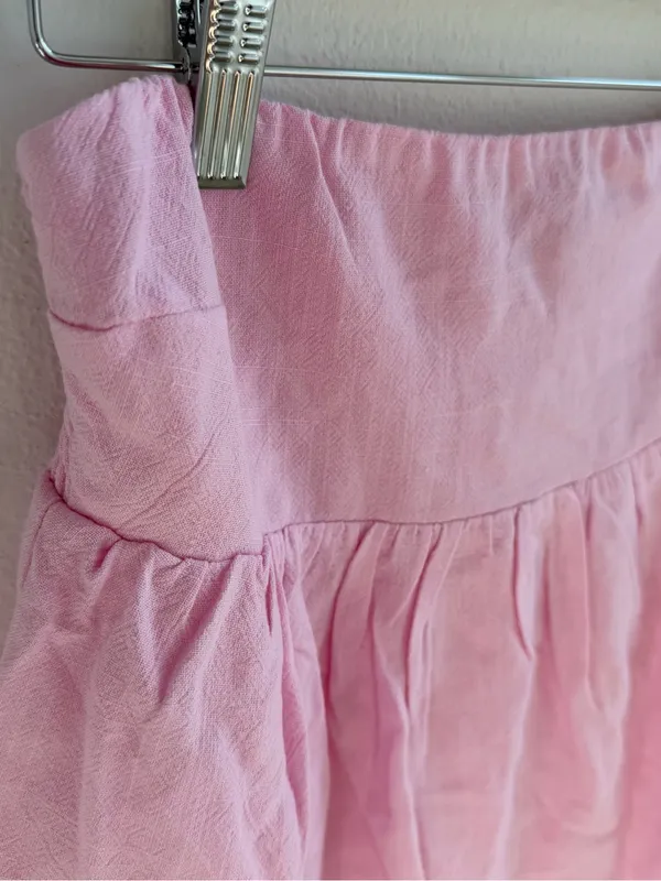 Peppermayo Pink Smocked Mini Skirt XS Ruffle Fairy Coquette - Image 4