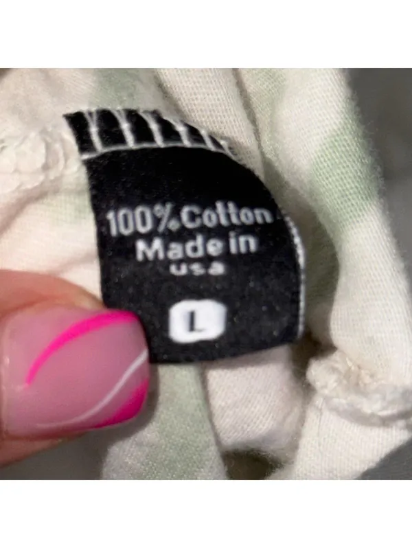 Alternative Apparel Cream Abstract Maxi Dress Size Large - Image 7