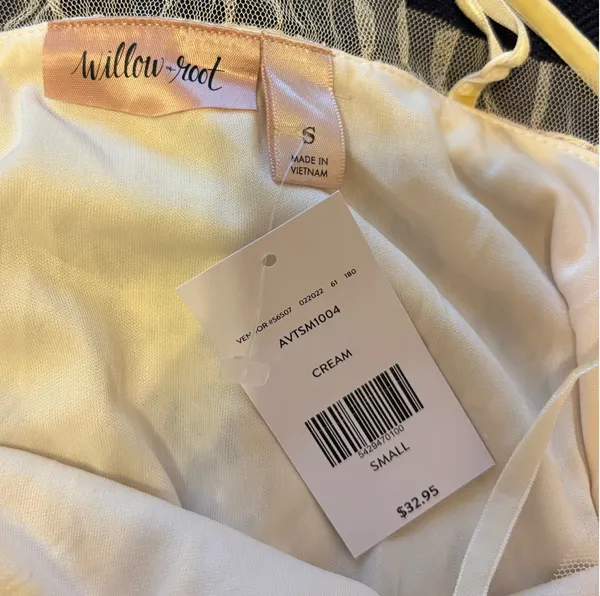 Willow + Root Ivory Lace Tank Top - Image 5
