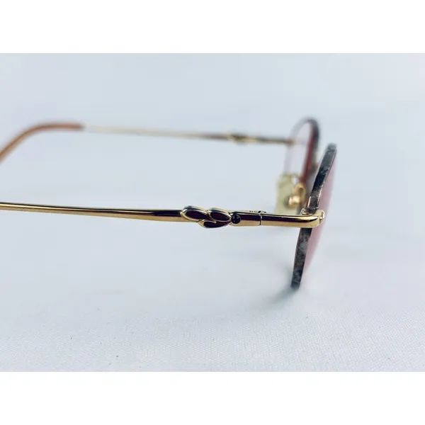 Saks 5th Avenue Womens Oval Eyeglass Frames S5A 140T 7FX 130 49 18 - Image 8