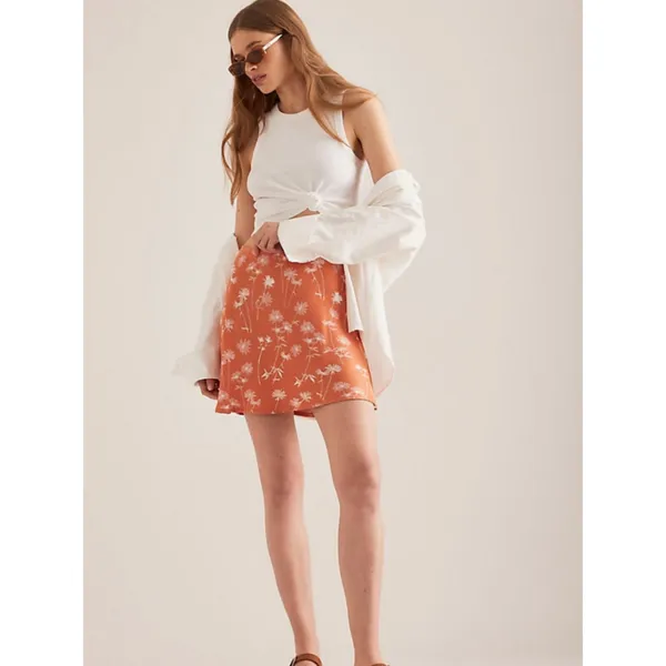 Anthropologie By Anthropologie The Tilda‎ Mini Slip Skirt Sz XL - Image 3