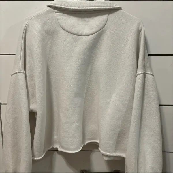 Talentless Heavyweight Circle Logo Hoodie Cream - Image 5