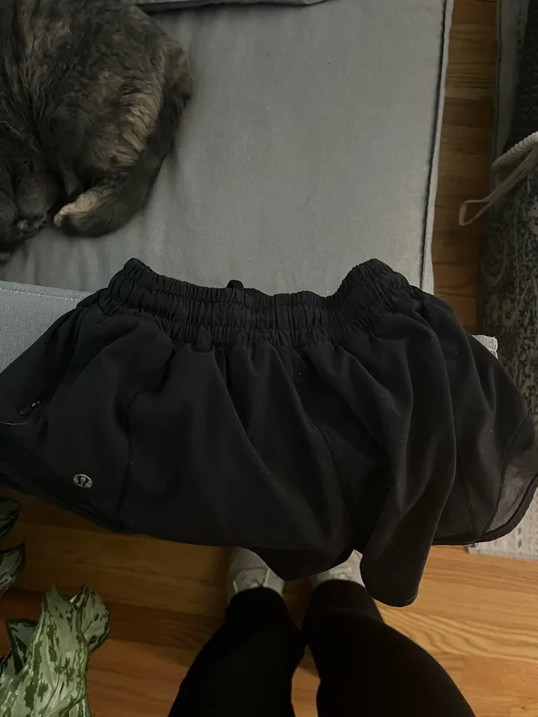 Black Lululemon Hotty Hot Shorts 2.5" - Image 2