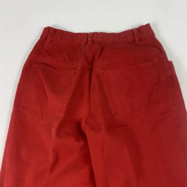 Lauren Ralph Lauren Pants Womens 6‎ Red Chino Pleated High Waist Tapered Twill - Image 7