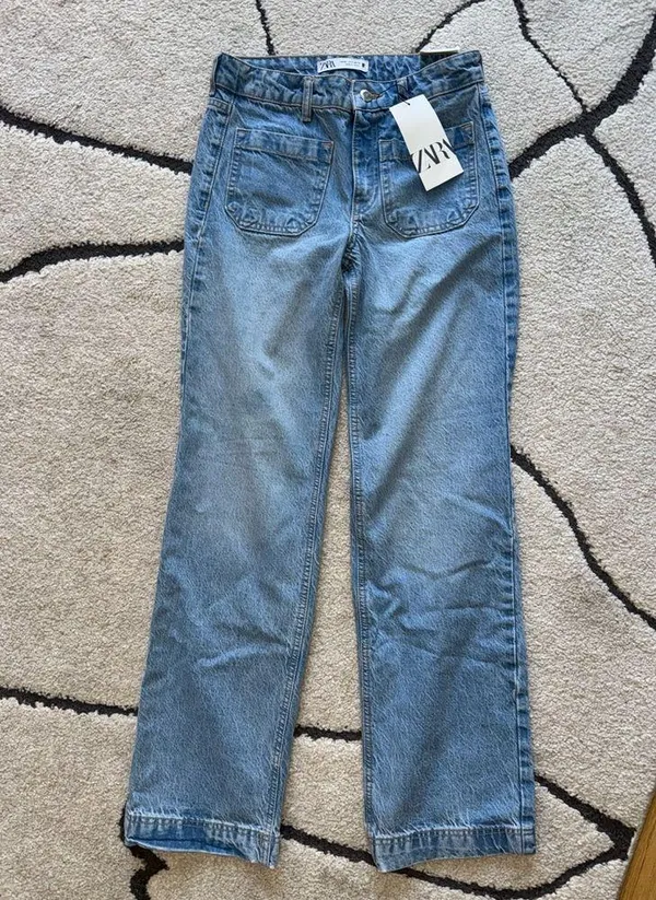 Zara Z1975 Bootcut Jeans With A High Waist - Image 5