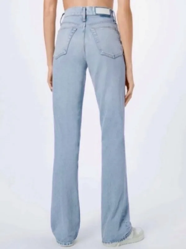 ReDone Jeans Size 24 Light Worn‎ 70s Bootcut Distressed Button Fly Flare Capsule - Image 2