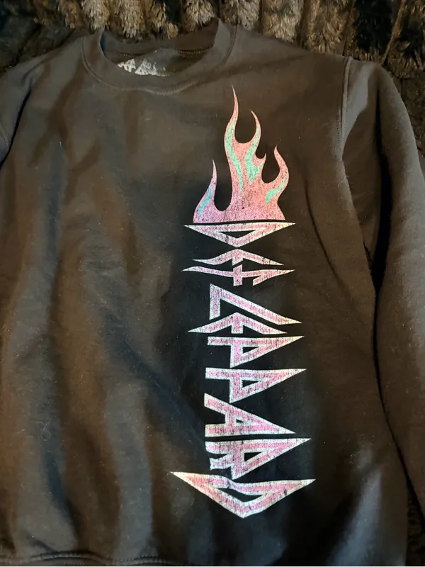Bootie Two Sleeves Black Graphic Crewneck Sweatshirt - Image 7