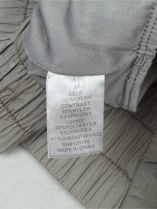 AS Revival Altar’d State Athletic Casual Shorts High Rise Women Sz M Taupe Gray - Image 4