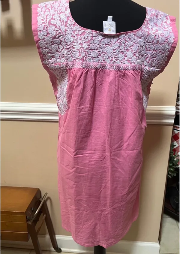 J.Marie Oaxaca Floral Embroidered Dress - Image 6