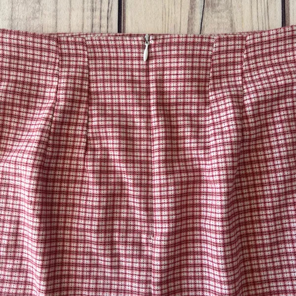 Brandy Melville Pink Plaid Mini Skirt - Image 5