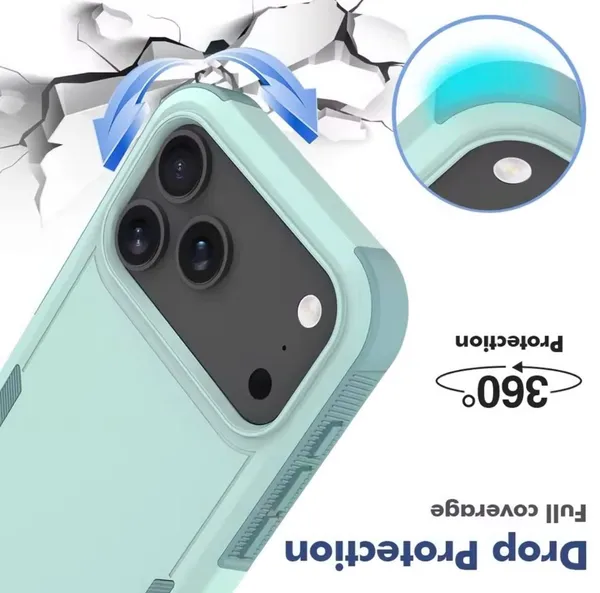 iPhone 18 Pro max brand new tough military-grade commander series defender case - Image 3