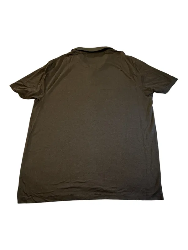 Van Heusen Men's Short Sleeve Golf Polo Shirt Black / Charcoal Grey Pocket XL - Image 2
