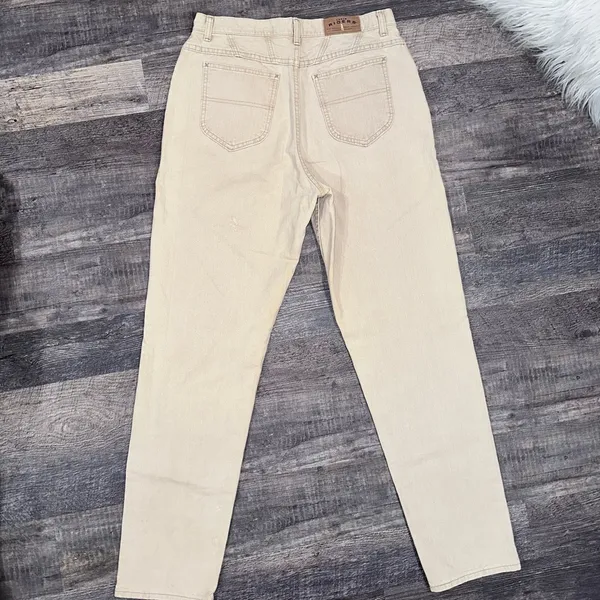 Riders Tan Denim Jeans Size 10 - Image 8