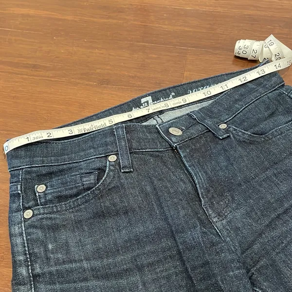 7 for all mankind Roxanne Blue Jeans - Image 4