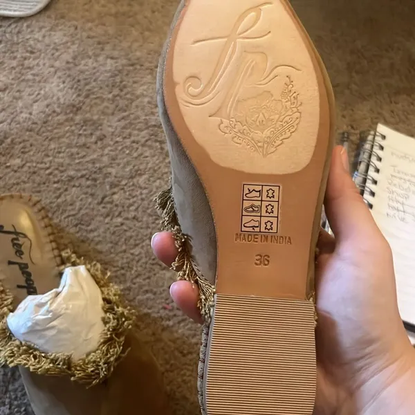 NWOT free people‎ Newport flat eu 36 - Image 6