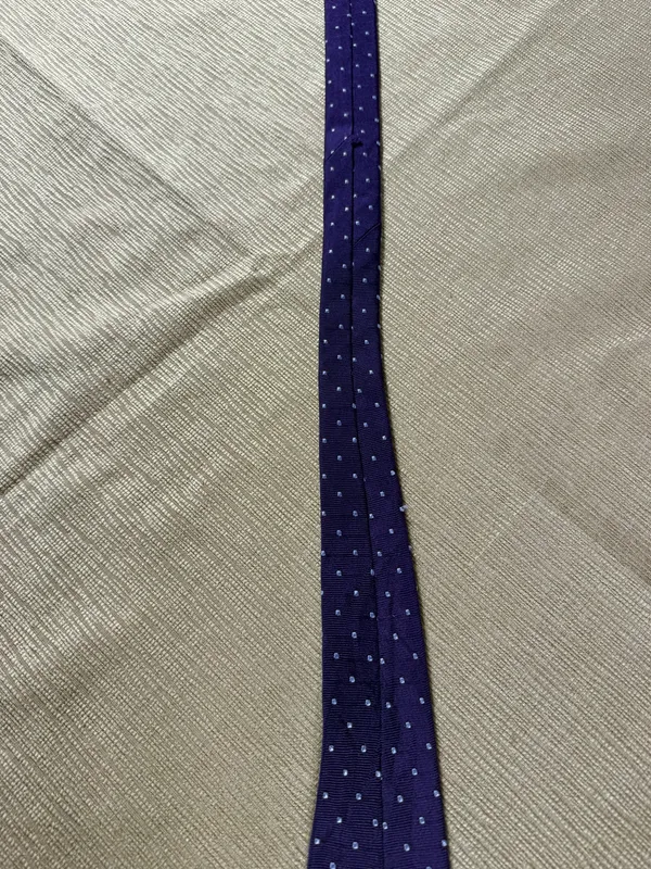 Brooks Brothers Makers Silk Tie Purple Blue Dot Extra Long 61” Made USA - Image 10