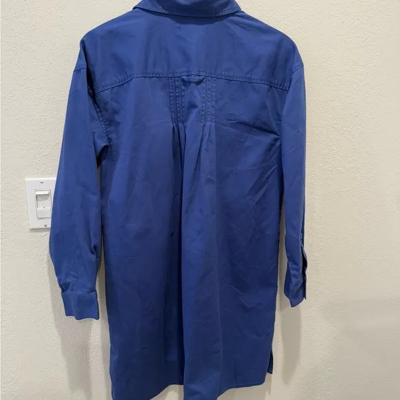 MADEWELL Mini Shirtdress in Bluestone size Medium‎ - Image 6