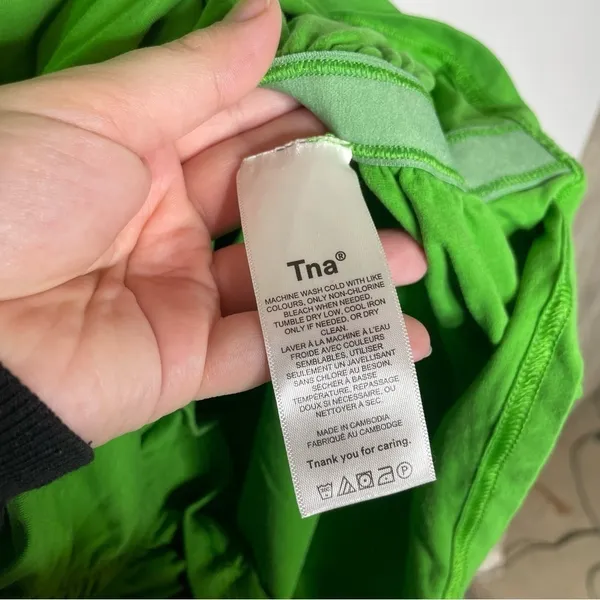 Aritzia Tna Malibu Dress‎ in Vine Green Size Medium - Image 6