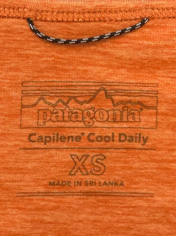 Patagonia Women's Capilene cool daily tank in orange/ peach sherbet XS workout - Image 6
