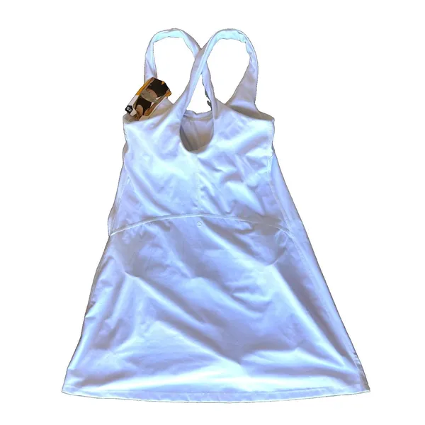 Avia Womens Cross Back Buttersoft Athletic Dress White Size XS (0-2) NWT Preppy - Image 2