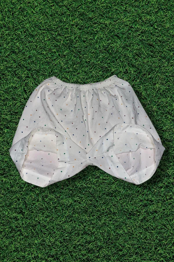 Polka Dot PJs White Size 4 - Image 7