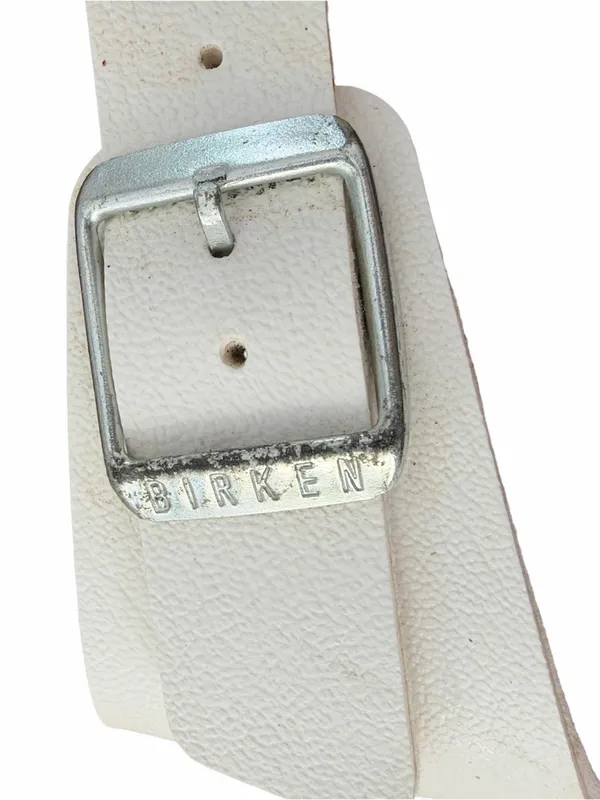 Birkenstock White Double-Strap Women's Sandals - Image 9