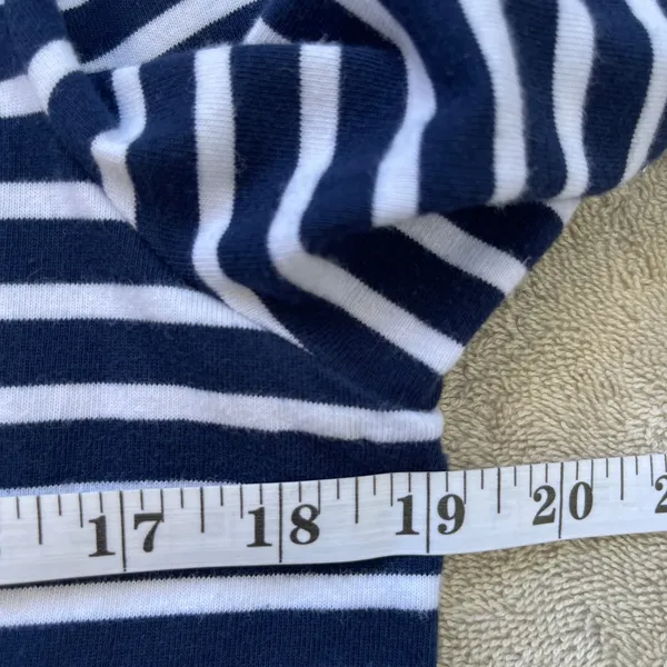 Ralph Lauren Blue and White Striped cotton Blazer preppy coastal nautical - Image 7